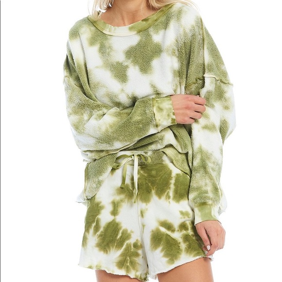 Free People Other - Free People Kelly Washed Set Army Combo NWT